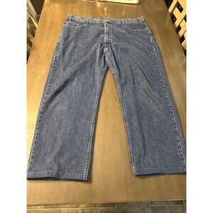 Levis Jeans Men 40x30(Fits 40x27) Blue Loose Straight Wide Leg Baggy Silver Tabs